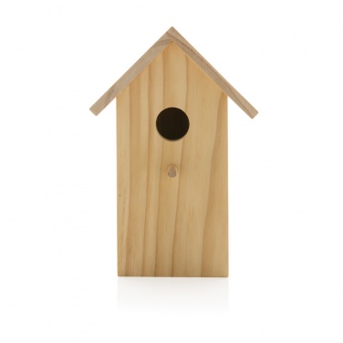 Logo trade promotional giveaway photo of: Wooden birdhouse