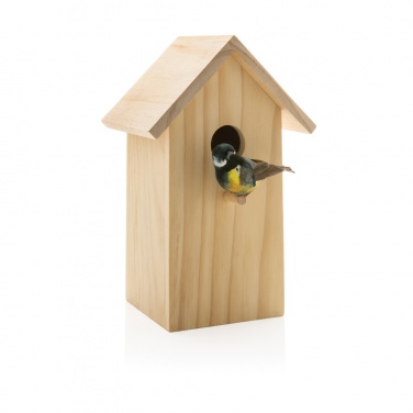 Logotrade promotional product image of: Wooden birdhouse