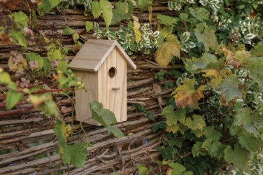 Logo trade promotional merchandise photo of: Wooden birdhouse