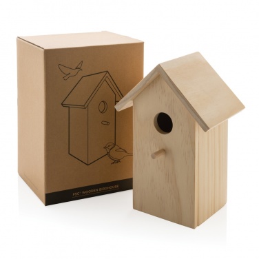 Logotrade promotional merchandise picture of: Wooden birdhouse