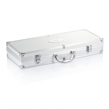 Logo trade corporate gift photo of: 12 pcs barbecue set in aluminium box