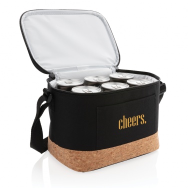 Logotrade promotional product picture of: Two tone cooler bag with cork detail