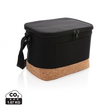 Logo trade business gift photo of: Two tone cooler bag with cork detail