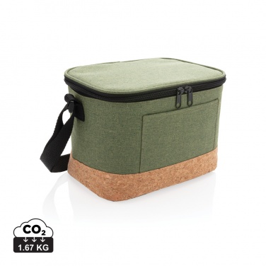 Logo trade advertising product photo of: Two tone cooler bag with cork detail