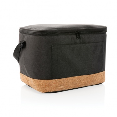 Logotrade promotional giveaway image of: Impact AWARE™ XL RPET two tone cooler bag with cork detail