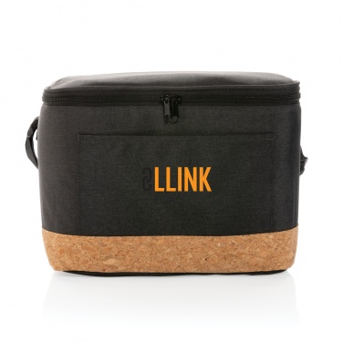 Logotrade corporate gift picture of: Impact AWARE™ XL RPET two tone cooler bag with cork detail