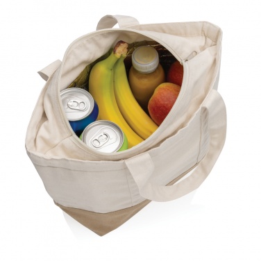 Logo trade advertising products image of: Impact Aware™ 285 gsm rcanvas cooler bag undyed