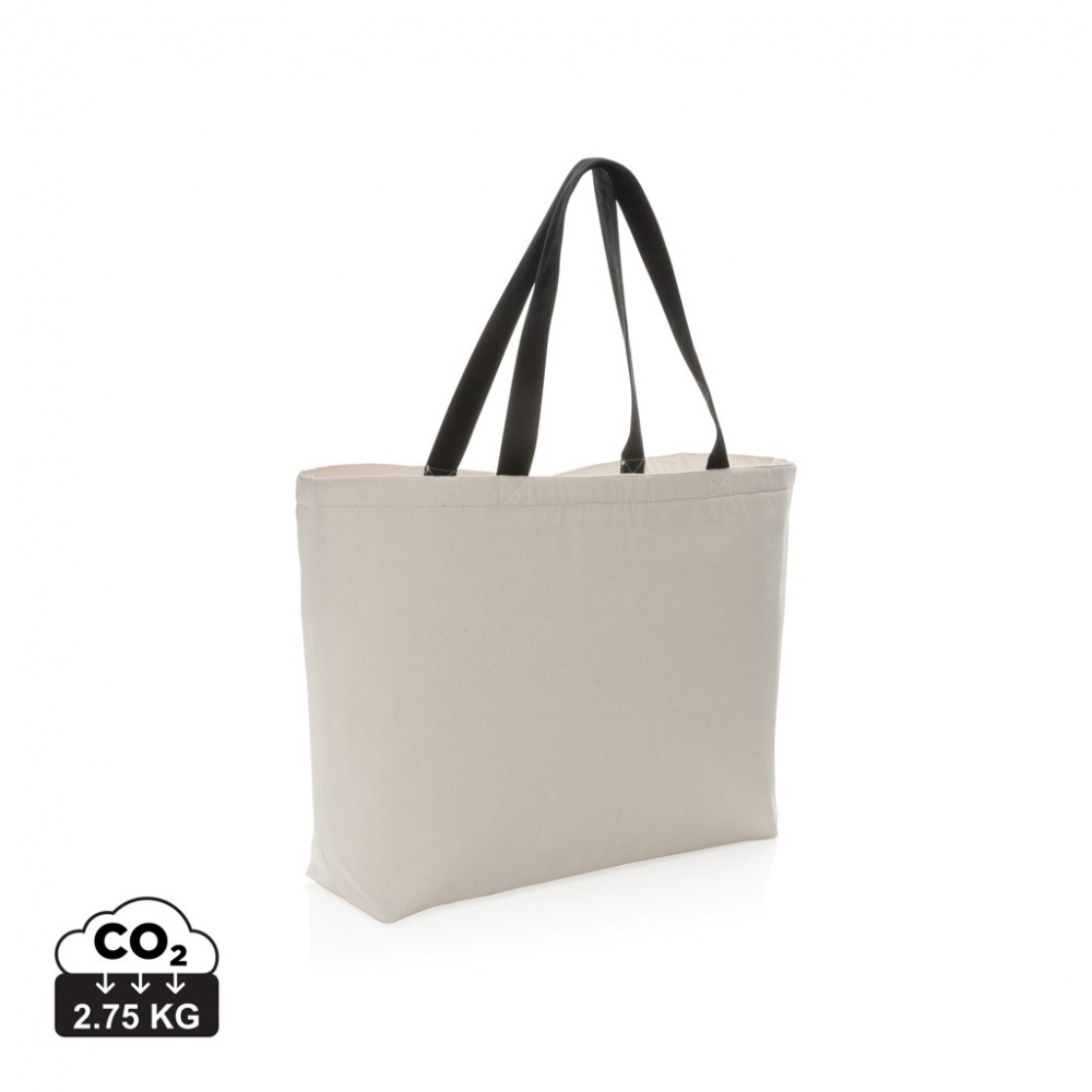 Logo trade corporate gifts image of: Impact Aware™ 285 gsm rcanvas large cooler tote undyed