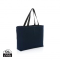 Impact Aware™ 285 gsm rcanvas large cooler tote undyed, navy