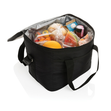 Logo trade promotional products image of: Pedro AWARE™ RPET deluxe cooler bag with 5W solar panel