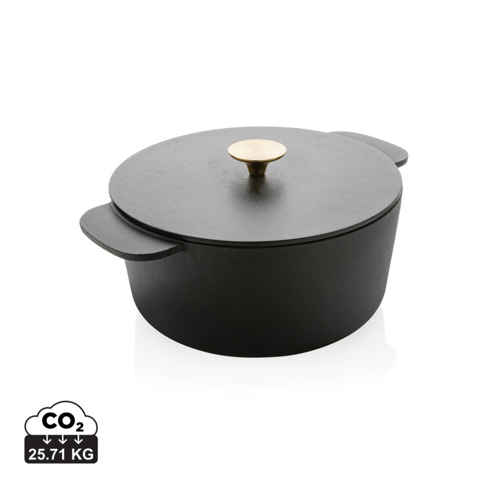 Logo trade business gift photo of: Ukiyo cast iron pan large