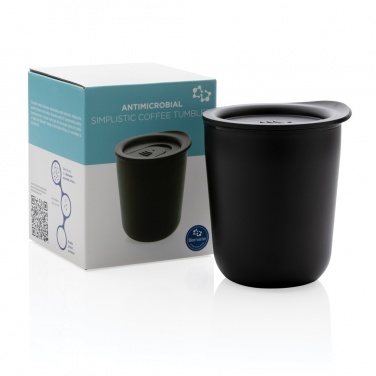 Logo trade promotional merchandise picture of: Simplistic antimicrobial coffee tumbler