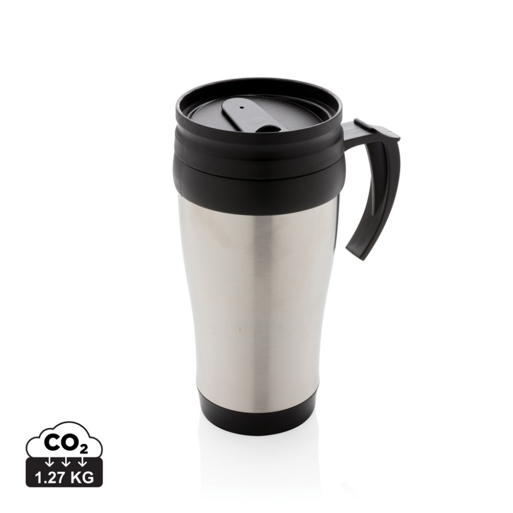 Logo trade promotional giveaways picture of: Stainless steel mug