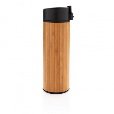 Logo trade promotional products image of: Bogota vacuum bamboo coffee mug