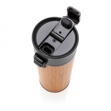 Logotrade business gift image of: Bogota vacuum bamboo coffee mug