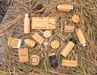 Logo trade business gift photo of: Bamboo tumbler