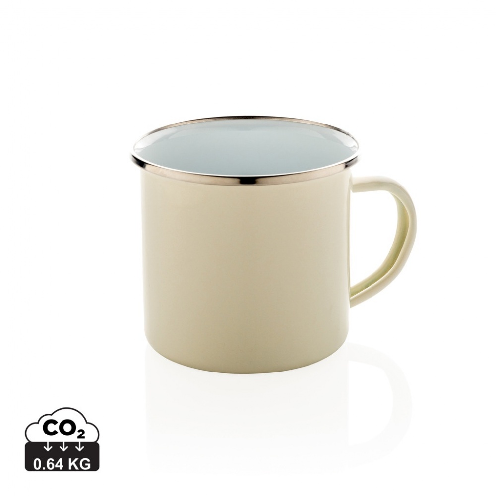 Logo trade promotional gifts picture of: Vintage enamel mug