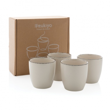 Logo trade promotional giveaways image of: Ukiyo 4pcs drinkware set