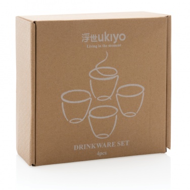 Logotrade advertising product picture of: Ukiyo 4pcs drinkware set