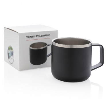 Logo trade promotional giveaways picture of: Stainless steel camp mug