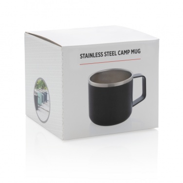 Logo trade promotional gifts picture of: Stainless steel camp mug