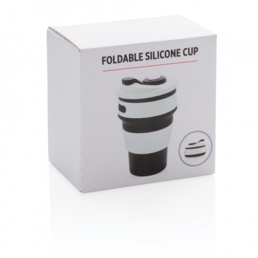 Logo trade promotional products image of: Foldable silicone cup