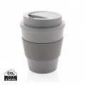 Reusable Coffee cup with screw lid 350ml, grey