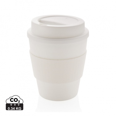 Logotrade promotional item image of: Reusable Coffee cup with screw lid 350ml