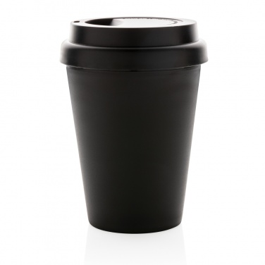 Logo trade promotional gifts picture of: Reusable double wall coffee cup 300ml