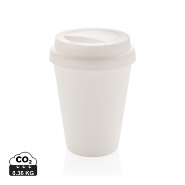 Logo trade corporate gifts image of: Reusable double wall coffee cup 300ml