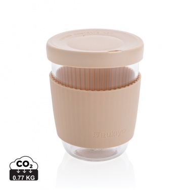 Logotrade promotional merchandise photo of: Ukiyo borosilicate glass with silicone lid and sleeve