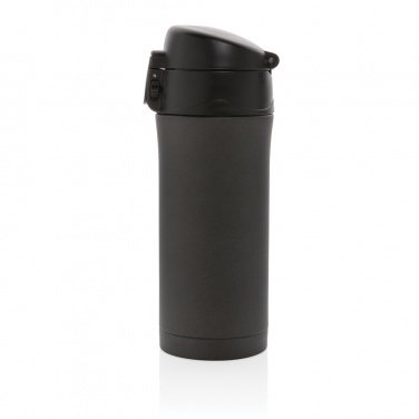 Logo trade promotional merchandise picture of: Metallic easy lock vacuum mug