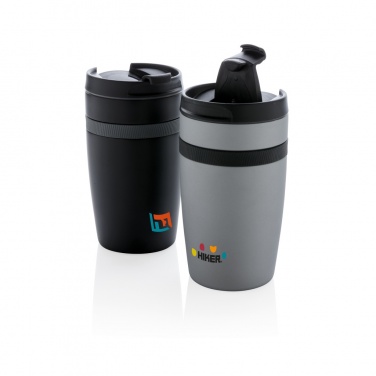 Logo trade business gifts image of: Sierra leak proof vacuum coffee tumbler