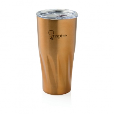 Logo trade corporate gifts image of: Copper vacuum insulated tumbler