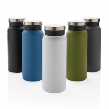 Logo trade promotional merchandise picture of: RCS Recycled stainless steel vacuum bottle 600ML