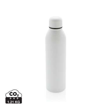 Logo trade business gifts image of: RCS Recycled stainless steel vacuum bottle 500ML