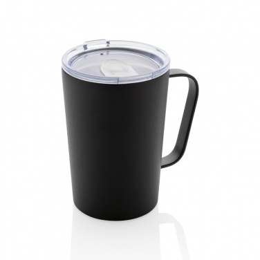 Logo trade advertising products picture of: RCS Recycled stainless steel modern vacuum mug with lid