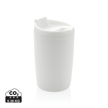 Logo trade corporate gifts picture of: GRS Recycled PP tumbler with flip lid