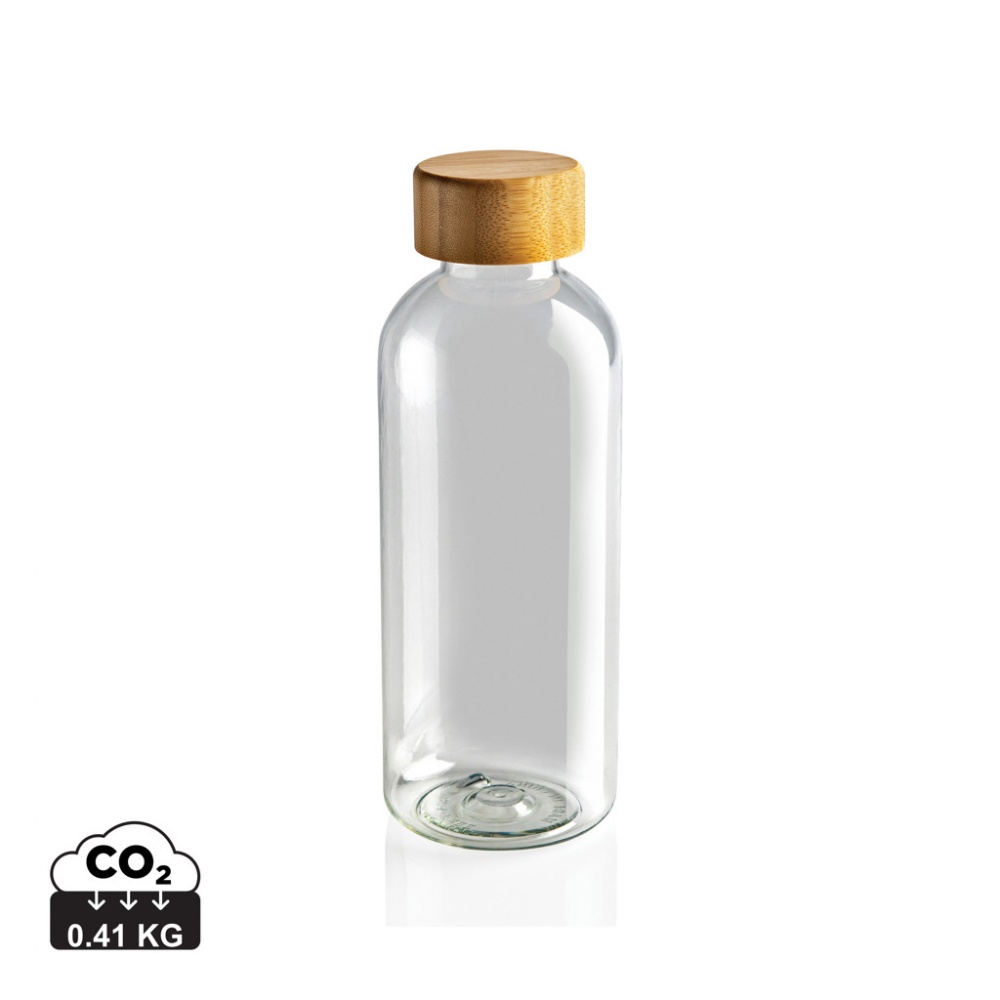 Logo trade promotional giveaways picture of: RCS RPET bottle with bamboo lid