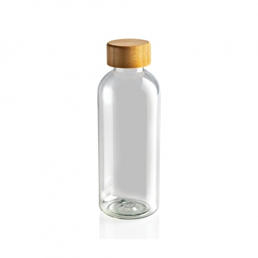 Logo trade promotional gifts image of: RCS RPET bottle with bamboo lid