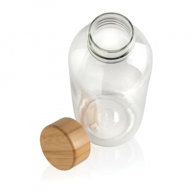 Logo trade advertising products image of: RCS RPET bottle with bamboo lid