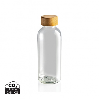 Logo trade promotional product photo of: RCS RPET bottle with bamboo lid