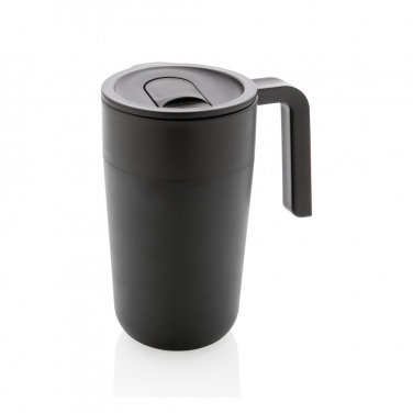 Logo trade promotional items image of: GRS Recycled PP and SS mug with handle