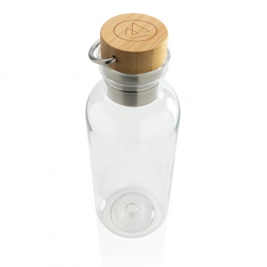 Logo trade promotional giveaways picture of: RCS RPET bottle with bamboo lid and handle