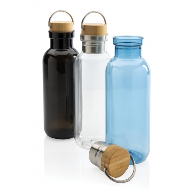 Logo trade corporate gifts picture of: RCS RPET bottle with bamboo lid and handle