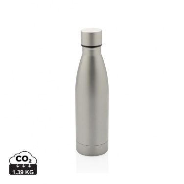 Logo trade promotional merchandise photo of: RCS Recycled stainless steel solid vacuum bottle