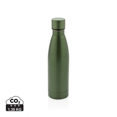 Logo trade promotional items image of: RCS Recycled stainless steel solid vacuum bottle