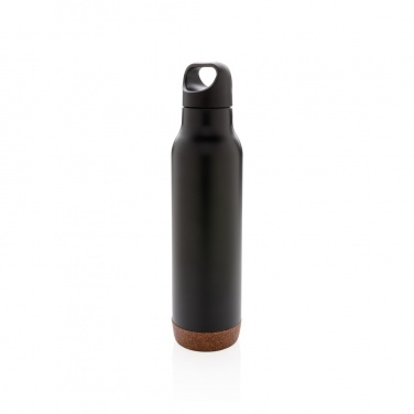 Logo trade promotional giveaways picture of: Cork leakproof vacuum flask