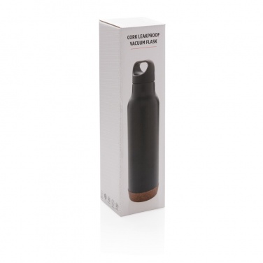 Logo trade corporate gift photo of: Cork leakproof vacuum flask