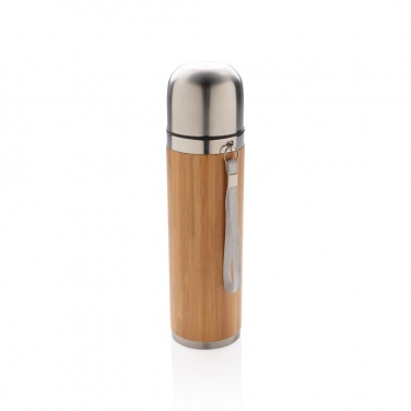 Logotrade promotional products photo of: Bamboo vacuum travel flask